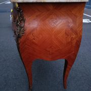 Chest of drawers marquetry marble top
