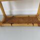 Rattan canning shelf, bamboo 60s 70s
