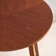 Vintage round side table in teak – Central Europe, circa 1960