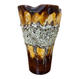 Vintage ceramic vase ROC, FAT LAVA
