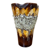 Vintage ceramic vase ROC, FAT LAVA