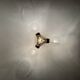 1 des 2 lampes encastrées Sputnik Gemini par Gebrüder Cosack
