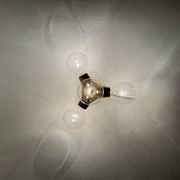 1 of 2 Sputnik Gemini Flush Lamps by Gebrüder Cosack