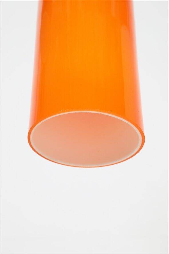 Ensemble de 2 lampes suspendues en verre Nordisk Solar Compagni / Holmegaard “74105” / Design danois moderne des années 1960.