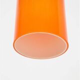 Ensemble de 2 lampes suspendues en verre Nordisk Solar Compagni / Holmegaard “74105” / Design danois moderne des années 1960.