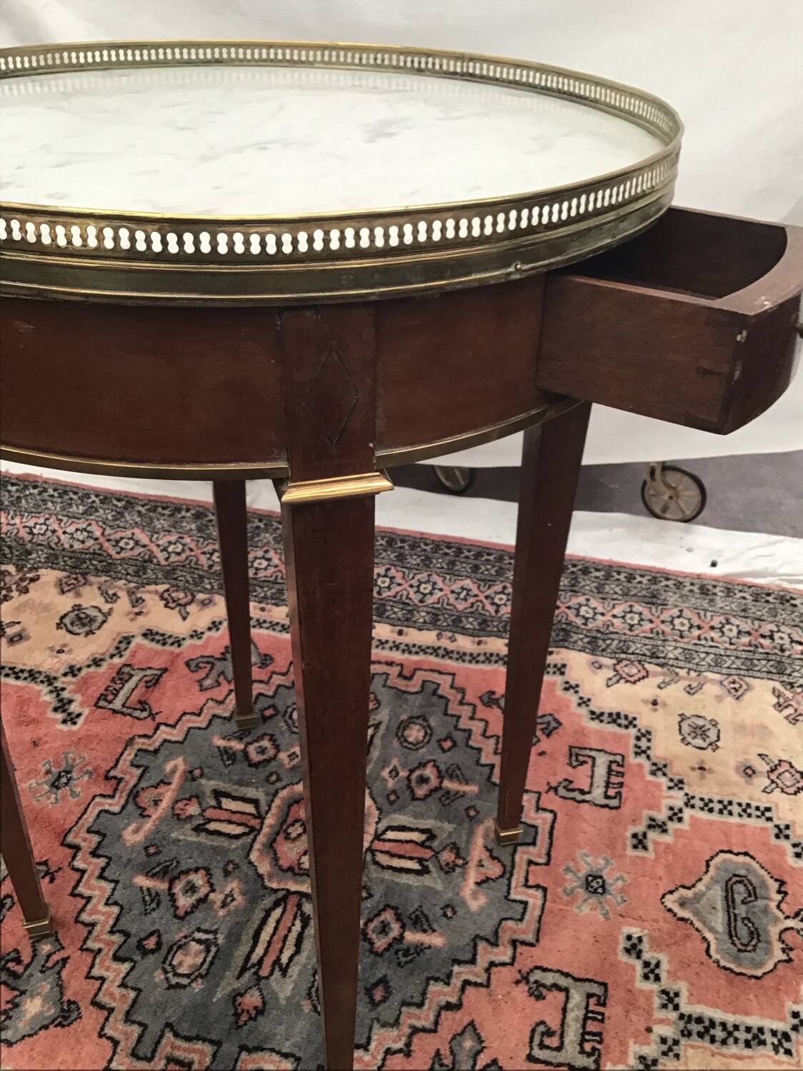 Louis XVI style hot water bottle table