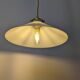 Vintage white opaline pendant light