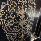 Boulle Napoleon III violin-shaped sideboard at waist height