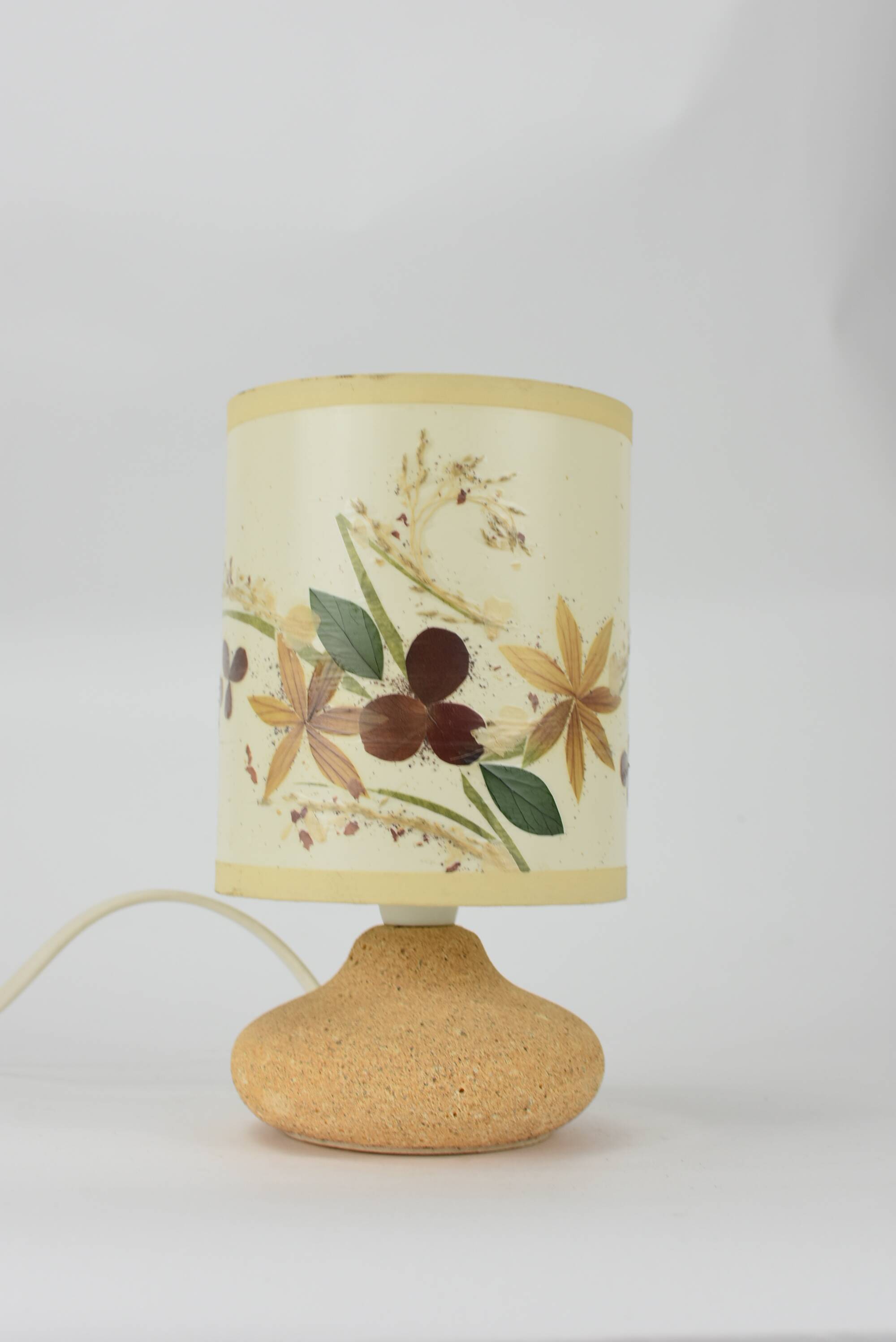 Small natural sandstone lamp