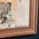 Swedish Original Oil on Canvas – "Abstract Composition" by Eivor Lindberg – 1967 – Signed – Vintage and Framed – 68 × 52 cm (26.8 in × 20.5 in)