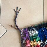 Handmade boucherouite carpet  - 255x190cm