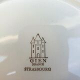 Vintage dish 1960 Gien model Strasbourg