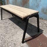 Old industrial school bench