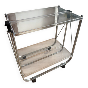 Desserte pliante en acrylique