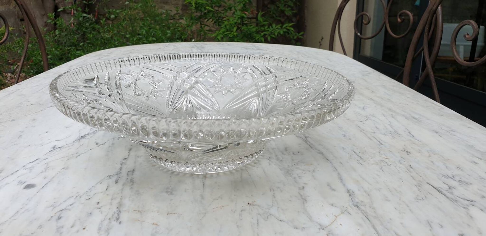Coupe saladier en cristal 29cm