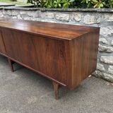 Danish sideboard in Rio rosewood, H. Kjaernulf, sliding doors