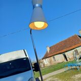 Adjustable Floor Lamp Iron and Chrome