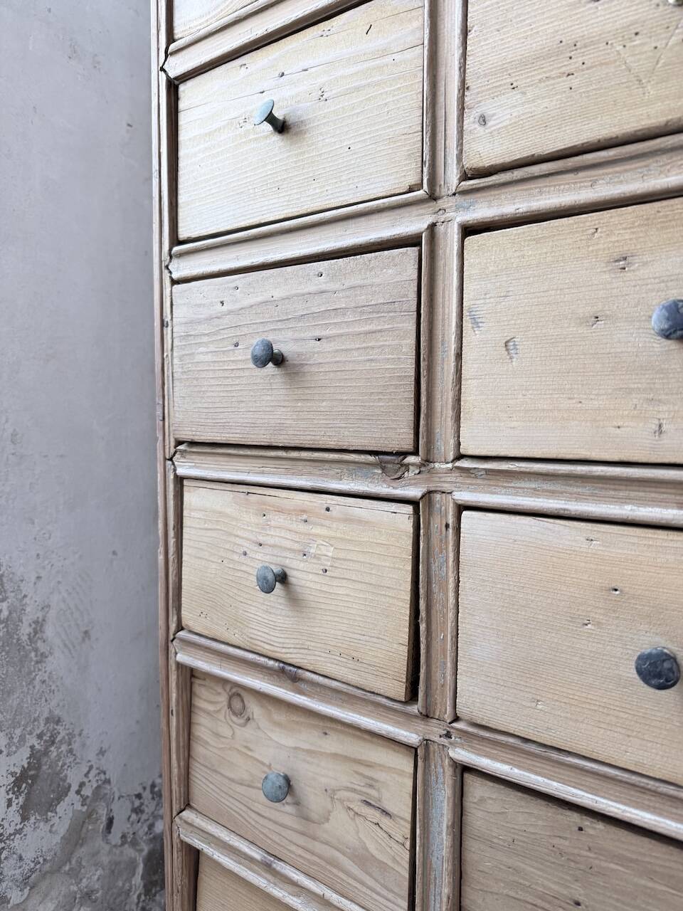 XL 1950 pine workshop cabinet with drawers