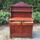 Vintage Parisian buffet in pitchpin with its top St Hubert.