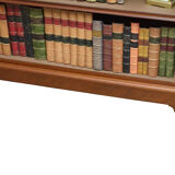 Victorian walnut open bookcase
