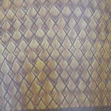 Ceramic pot cover signed