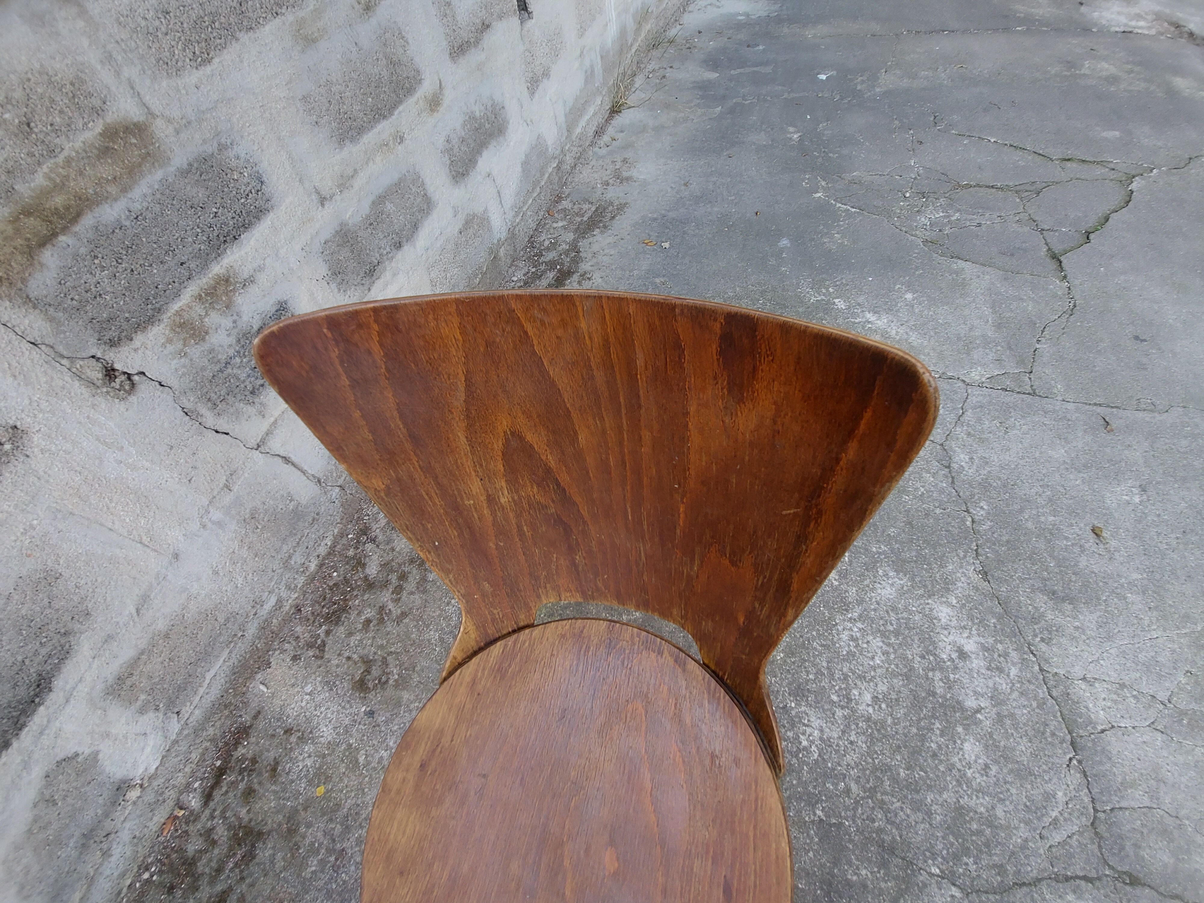 Set of 2 Baumann wooden chairs