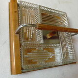 Servant in chrome and 50s glass wood
