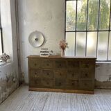 Green patina workshop furniture