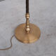 Pair of Leather and Brass Mid-Century Einar Bäckström Floor Lamps