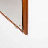 Miroir mural du milieu du siècle par Ølholm Møbelfabrik