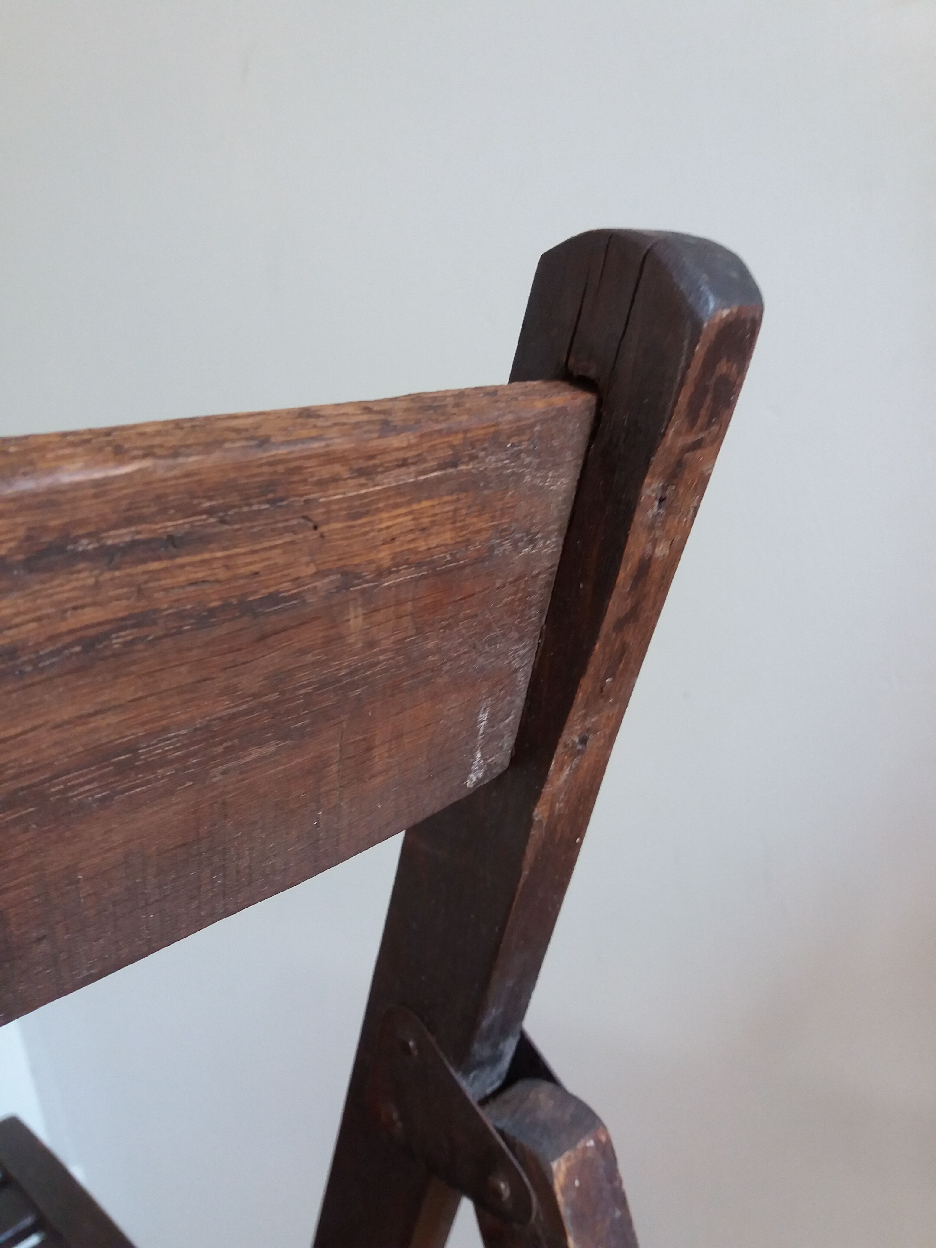 Chaise pliante en bois