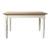 Antique walnut table for 4 people.