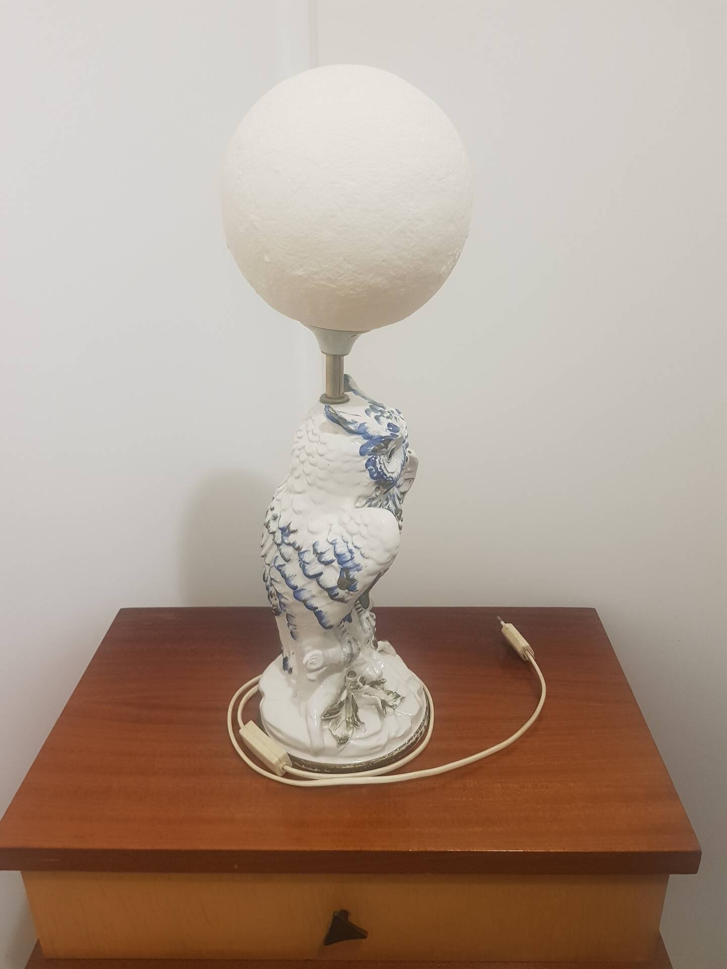 Great vintage owl lamp