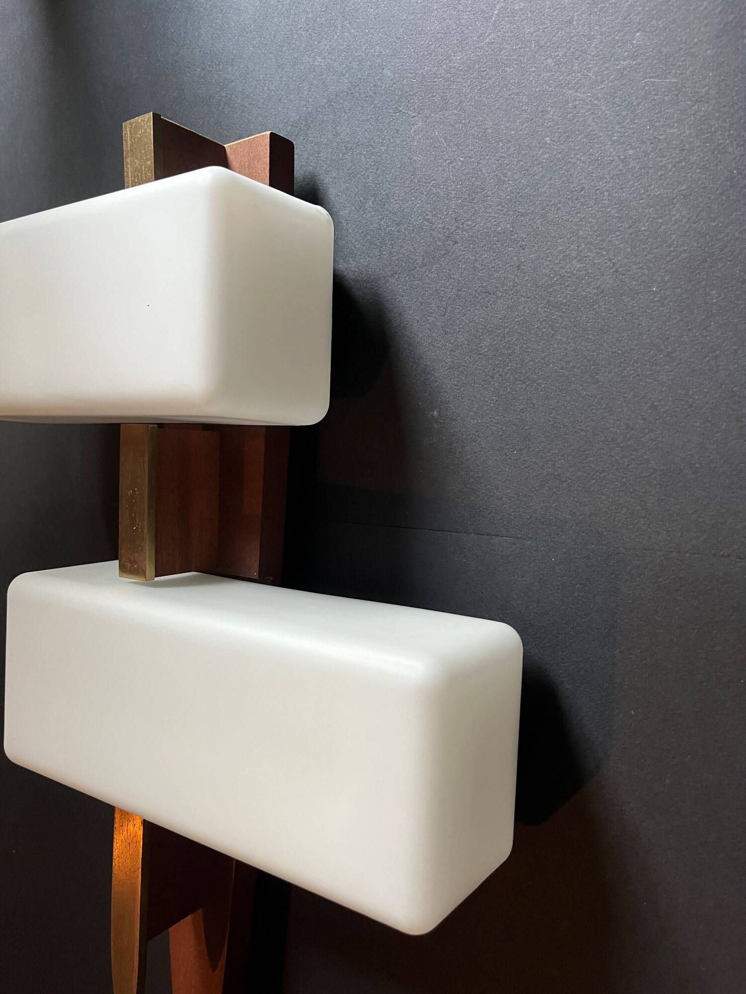 Large wall lamp Lunel from the 1950s