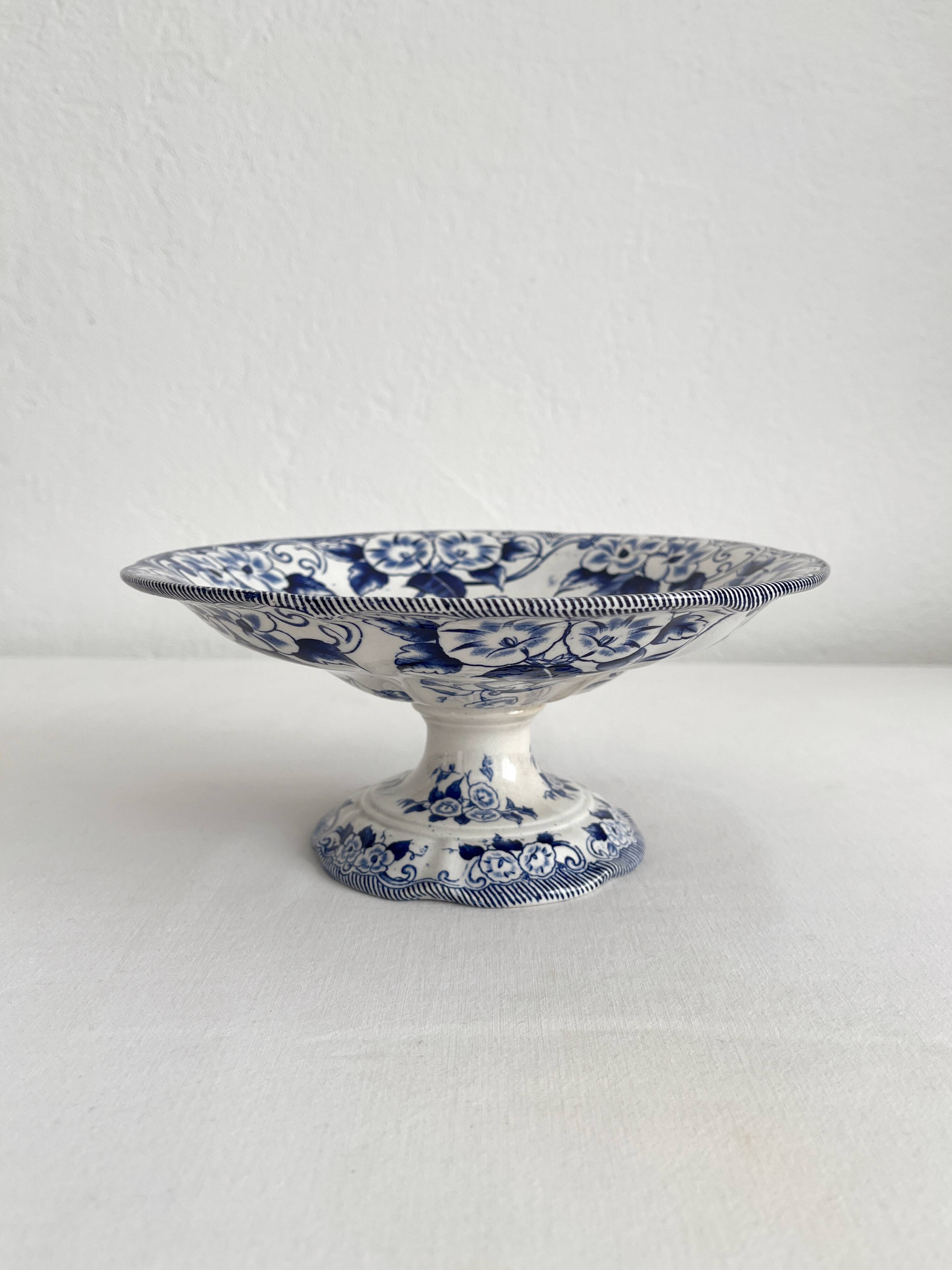 "Flora" ironstone fruit bowl, Creil and Montereau