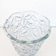 Ancient vase made of chiseled glass