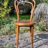 Bistro chair n°14 Horgen-Glarus Switzerland 1900 ca art nouveau seat