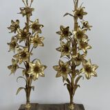 Decorative elements - brass and bronze with décor - fleurs-de-lys - France