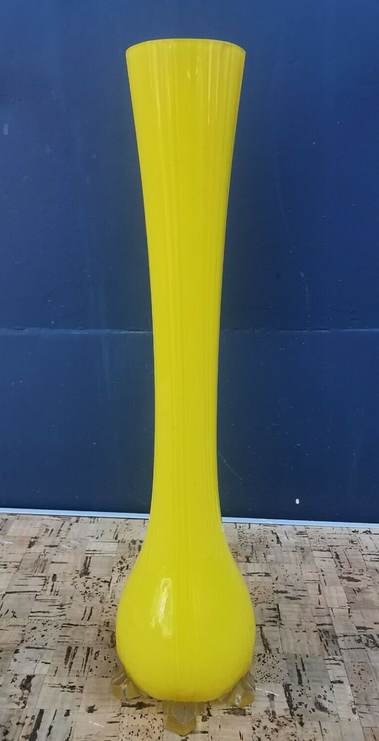 Vase soliflore 1930 yellow