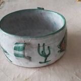 Vallauris pocket tray signed Pittari