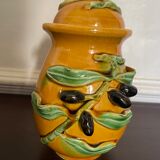 Vallauris slurry olive pot
