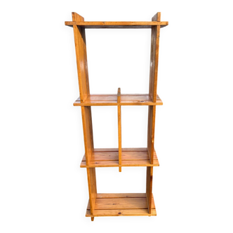 brutalist pine shelf 1970