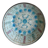 Glazed ceramic deep plate, Danuta Le Hénaff