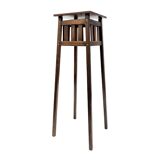 Art Deco Wooden Flower Stand Vintage, France 1930s