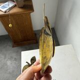 Brass "apple" pocket watch