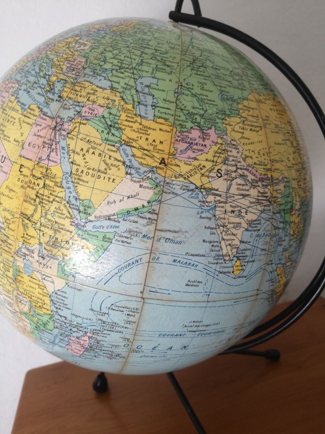 Vintage globe