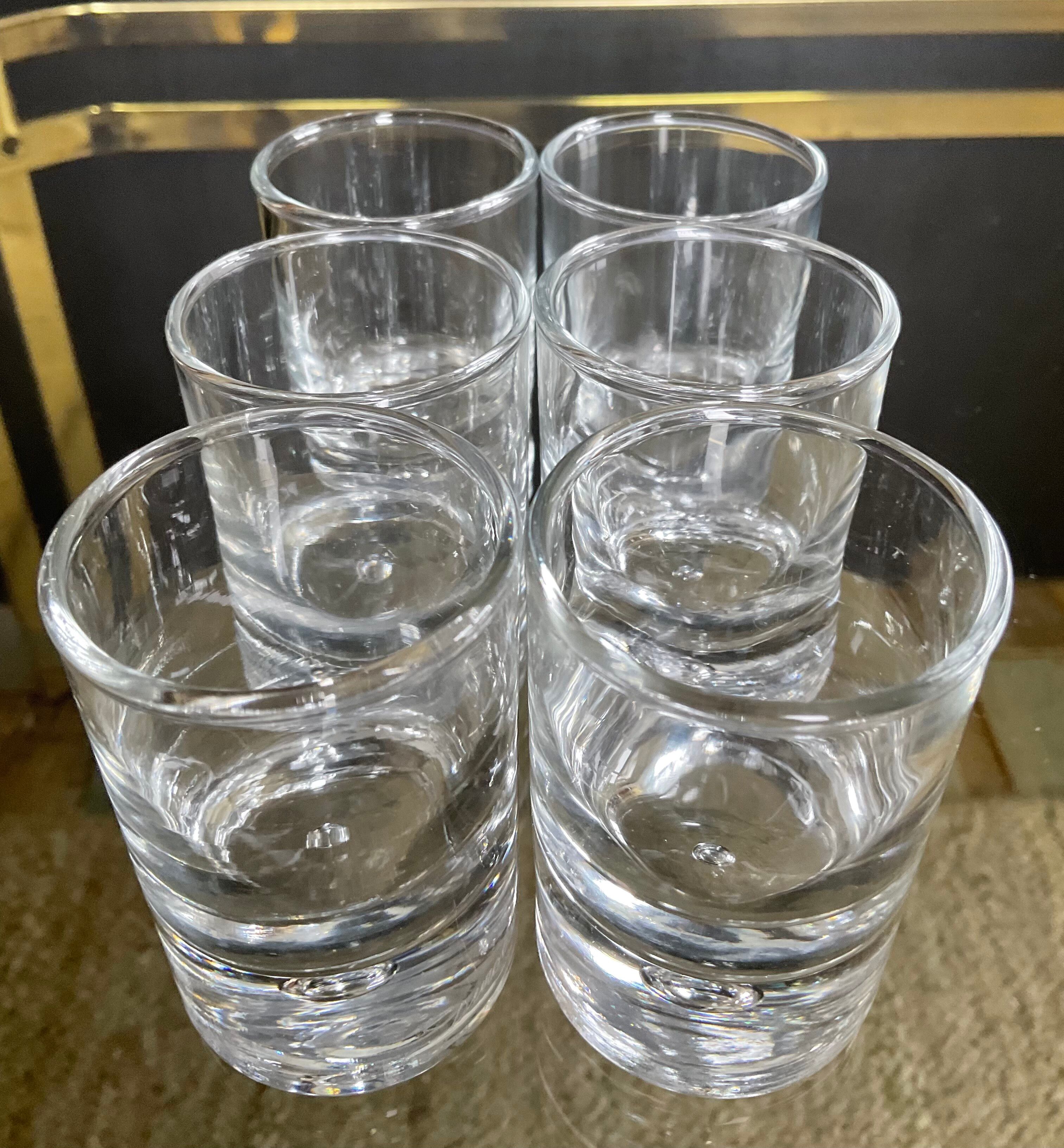 Set of 6 vintage shot glasses