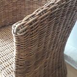 Rattan armchair