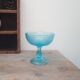 Vintage cast glass standing cup