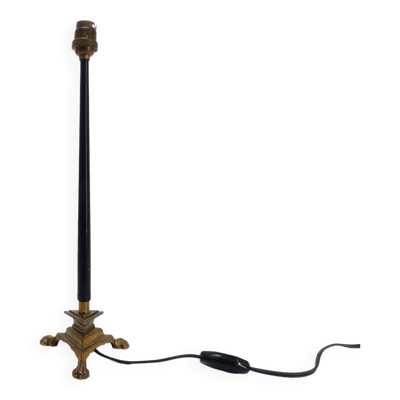 Pied de lampe tripode pattes de lions